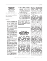 Suspected HorsetoHuman Transmission of MRSA ST398