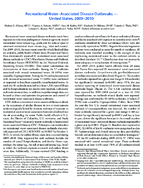 Recreational WaterAssociated Disease Outbreaks  United States 20092010