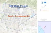 500 Cities Project Local Data for Better Health 2014 Rancho Cucamonga CA