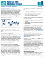 National Vital Statistics System Division of Vital Statistics Newsletter  May 2021