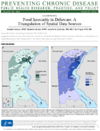 Food Insecurity in Delaware A Triangulation of Spatial Data Sources