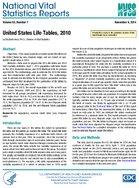 United States Life Tables 2010
