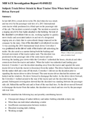 Truck Driver Struck by Rear Tractor Tires When Semi Tractor Driven Forward