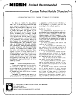 NIOSH Revised Recommended Carbon Tetrachloride Standard 1976