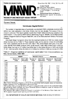 Morbidity and Mortality Weekly Report MMWR December 18 1981  Vol 30  No 49