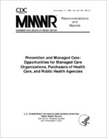 Morbidity and Mortality Weekly Report Recommendations and Reports November 17 1995  Vol 44  No RR14