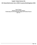 Cognitive Testing Evaluation of the 2021 National Health Interview Survey NHIS Occupational Health Supplement OHS
