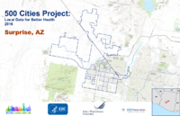 500 Cities Project Local Data for Better Health 2016 Surprise AZ