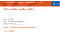 Clinical guidance and next steps