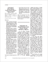 Diagnosis of Rickettsioses from Eschar Swab Samples Algeria