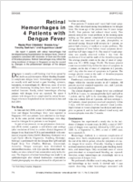 Retinal Hemorrhages in 4 Patients with Dengue Fever