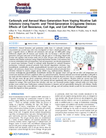 Carbonyls and Aerosol Mass Generation from Vaping Nicotine Salt Solutions Using Fourth and ThirdGeneration ECigarette Devices Effects of Coil Resistance Coil Age and Coil Metal Material