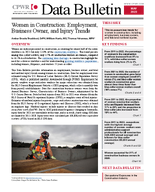 Data Bulletin Women in Construction Employment Business Owner and Injury Trends