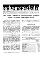 Office Visits to Cardiovascular Specialists National Ambulatory Medical Care Survey United States 197576