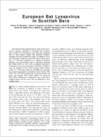 European Bat Lyssavirus in Scottish Bats