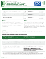 Updated 20232024 Formula Moderna COVID19 Vaccine Standing Orders for Administering Vaccine  5 Years of Age and Older