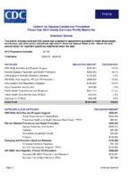 Centers for Disease Control and Prevention Fiscal Year 2016 Grants Summary Profile Report for American Samoa