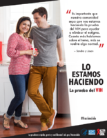 Lo Estamos Haciendo La prueba del VIH Sandra y Jason