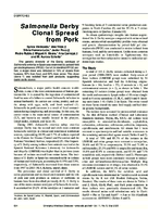 Salmonella Derby Clonal Spread from Pork