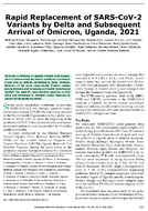 Rapid Replacement of SARSCoV2 Variants by Delta and Subsequent Arrival of Omicron Uganda 2021