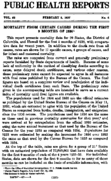 Public health reports  v 52 no 6 FEBRUARY 5 1937