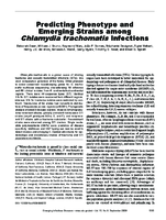 Predicting Phenotype and Emerging Strains among Chlamydia trachomatis Infections