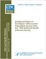 Statistical Match of the March 1996 Current Population Survey and the 1995 National Health Interview Survey