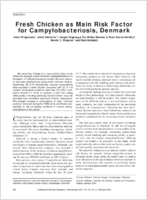Fresh Chicken as Main Risk Factor for Campylobacteriosis Denmark
