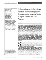 A comparison of the prevalence and risk factors of high blood pressure among Japanese living in Japan Hawaii and Los Angeles