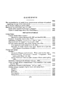 Public Health Reports  v 47 no 19  table of contents