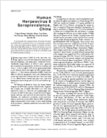 Human Herpesvirus 8 Seroprevalence China