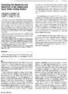 Improving the sensitivity and specificity of the abbreviated injury scale coding system
