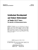 Intellectual development and school achievement of youths 1217 years demographic and socioeconomic factors