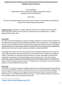 Cognitive Interview Evaluation of the Pregnancy Risk Assessment Monitoring System PRAMS Phase 9 Questions