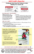 FACE Facts Employees Must Wear Fall Protection When Working from Aerial Lifts