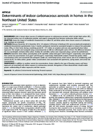 Determinants of Indoor Carbonaceous Aerosols in Homes in the Northeast United States