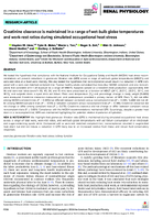 Creatinine Clearance Is Maintained in a Range of WetBulb Globe Temperatures and WorkRest Ratios During Simulated Occupational Heat Stress