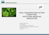 2020 USDA Organisms  Vectors Permitting Protecting American Agriculture Presentation