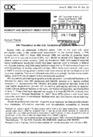 MMWR Morbidity and Mortality Weekly Report June 5 1992  Vol 41  No 22
