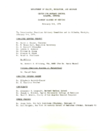 Summary minutes of meeting  Immunization Practices Advisory Committee February 56 1976
