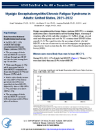 Myalgic EncephalomyelitisChronic Fatigue Syndrome in Adults United States 20212022