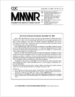 Morbidity and Mortality Weekly Report MMWR November 10 1995  Vol 44  No 44