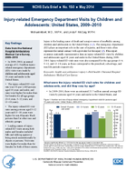 Injuryrelated Emergency Department Visits by Children and Adolescents United States 20092010