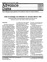 AIDS Knowledge and Attitudes for JanuaryMarch 1989 Provisional Data From the National Health Interview Survey