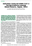 InfectionInduced SARSCoV2 Seroprevalence among Blood Donors Japan 2022