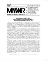 Morbidity and Mortality Weekly Report MMWR August 4 1995  Vol 44  No 30