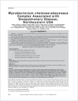 Mycobacterium chelonaeabscessus Complex Associated with Sinopulmonary Disease Northeastern USA