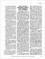 Crossreactive Antibodies against Avian Influenza Virus A H5N1