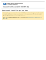 Previous US COVID19 Case Data April 16 2020