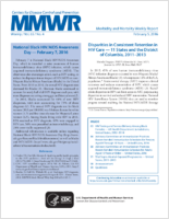 MMWR Morbidity and Mortality Weekly Report Vol 65 No 4 February 2016